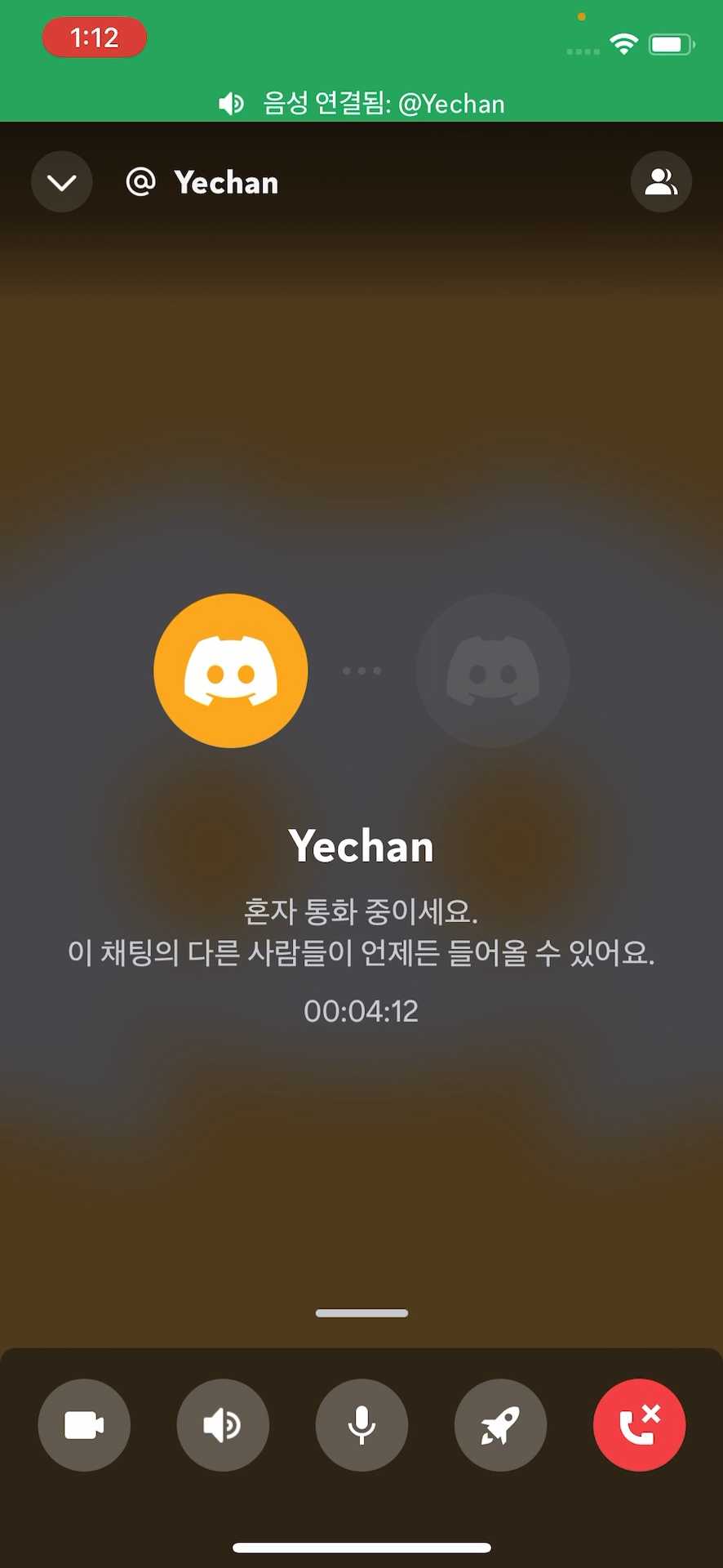 음성 통화 종료